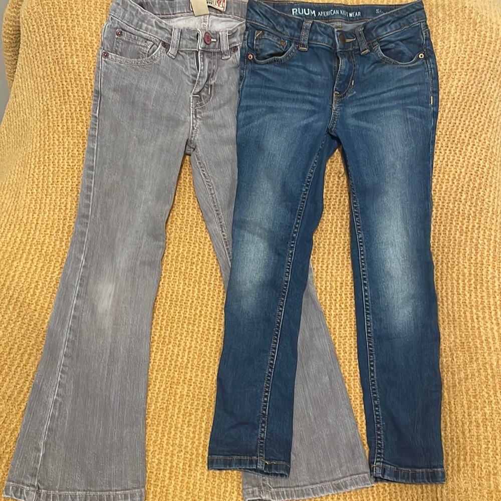 2 pairs of girls jeans by RUUM and PLACE